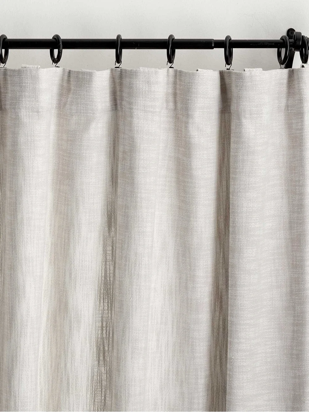 2 panels Pottery Barn Seaton cotton drapes curtains texture neutral